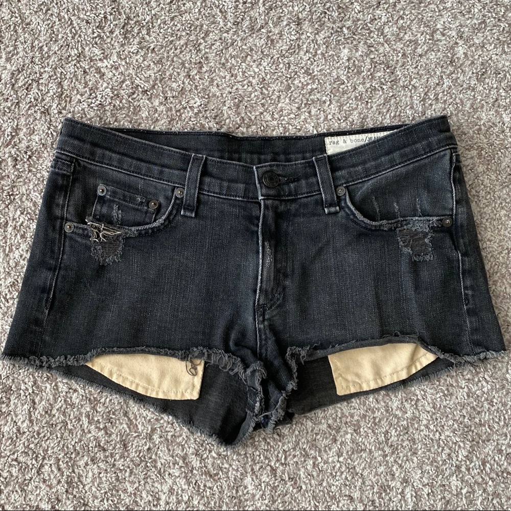 Rag & Bone distressed denim shorts